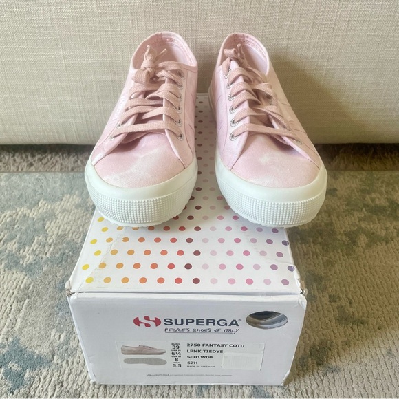 ❤️ HP ❤️ Superga Tie-Dye Pink Classic Sneakers - Picture 4 of 10